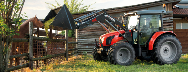 Same Traktor im Einsatz